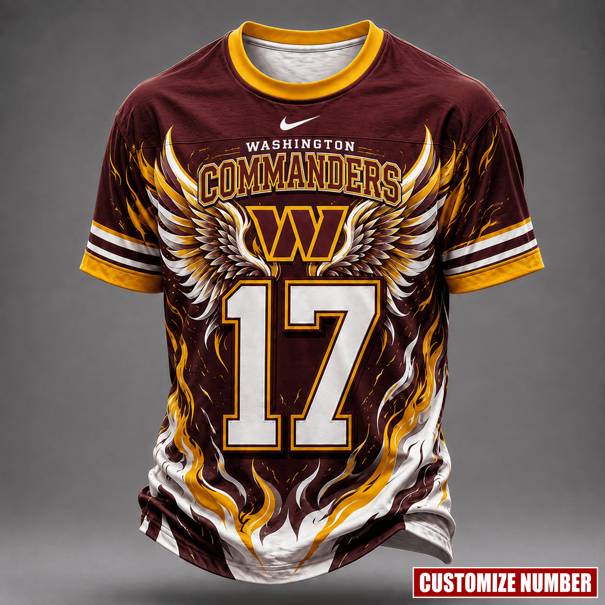 Premium NFL X WC EXCLUSIVE PERSONALIZED Wings of Fury T-Shirt LIMITED EDITION
