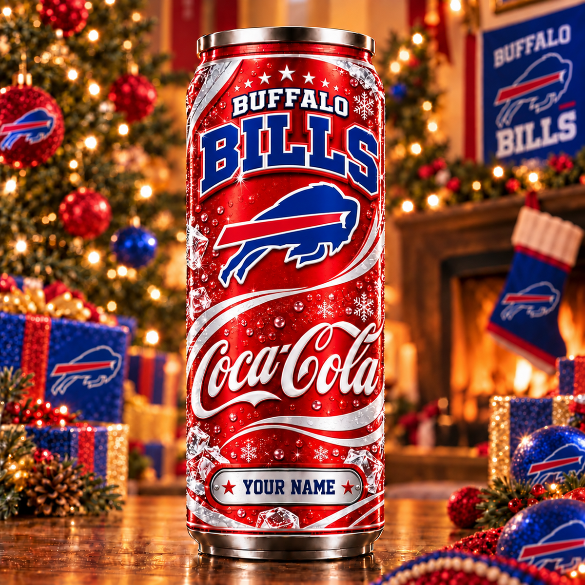 Premium NFL x BUF Cola Can Tumbler
