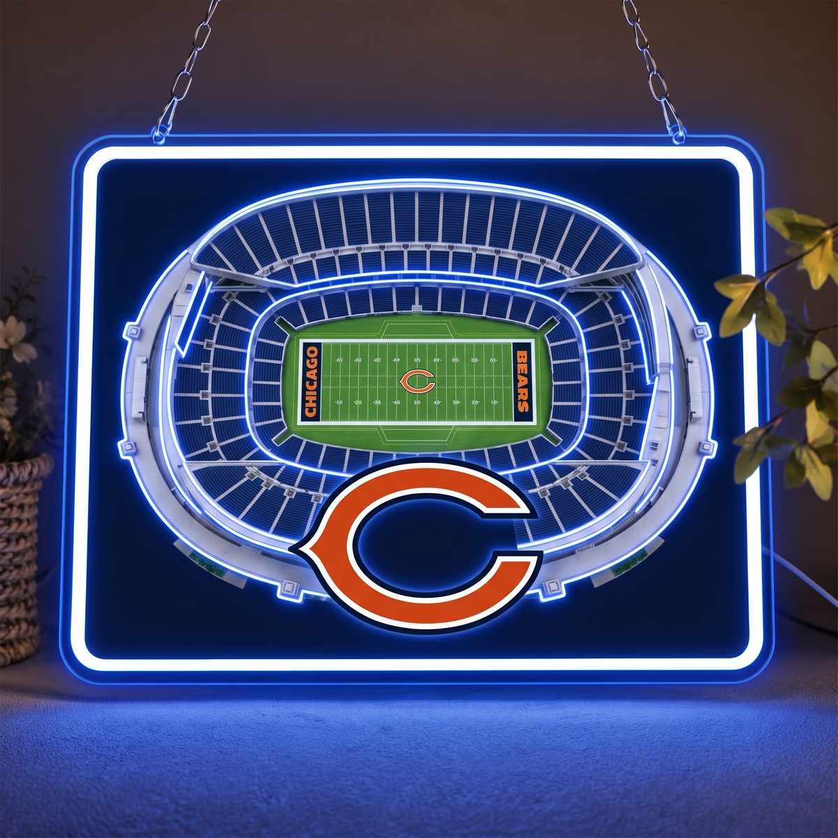 Premium NFL x CHI LED Neon Sign