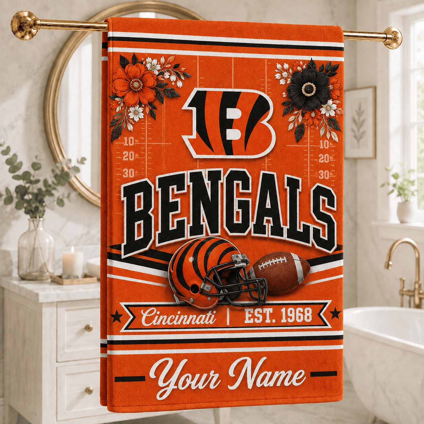 Premium NFL x CIN Game Day Garden Towels