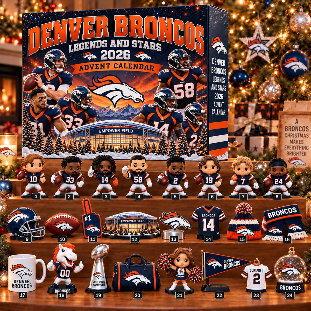 Premium NFL x DEN Christmas Advent Calendar
