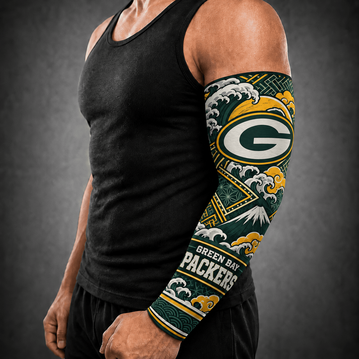 Premium NFL x GB Japan Personalized Name Arm Sleeve