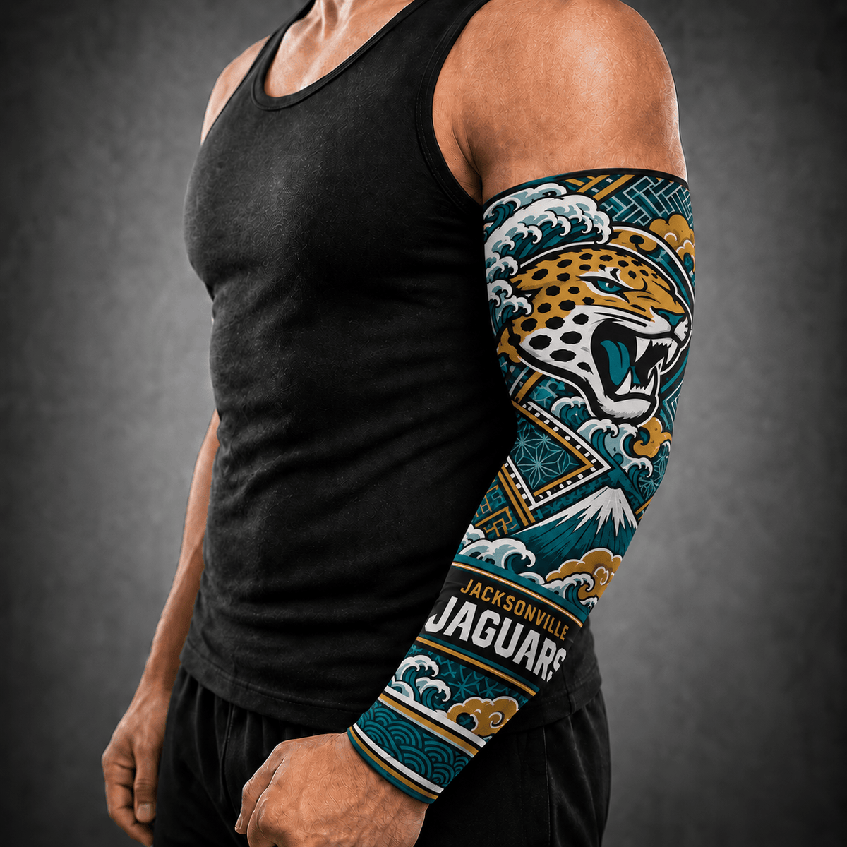 Premium NFL x JAX Japan Personalized Name Arm Sleeve