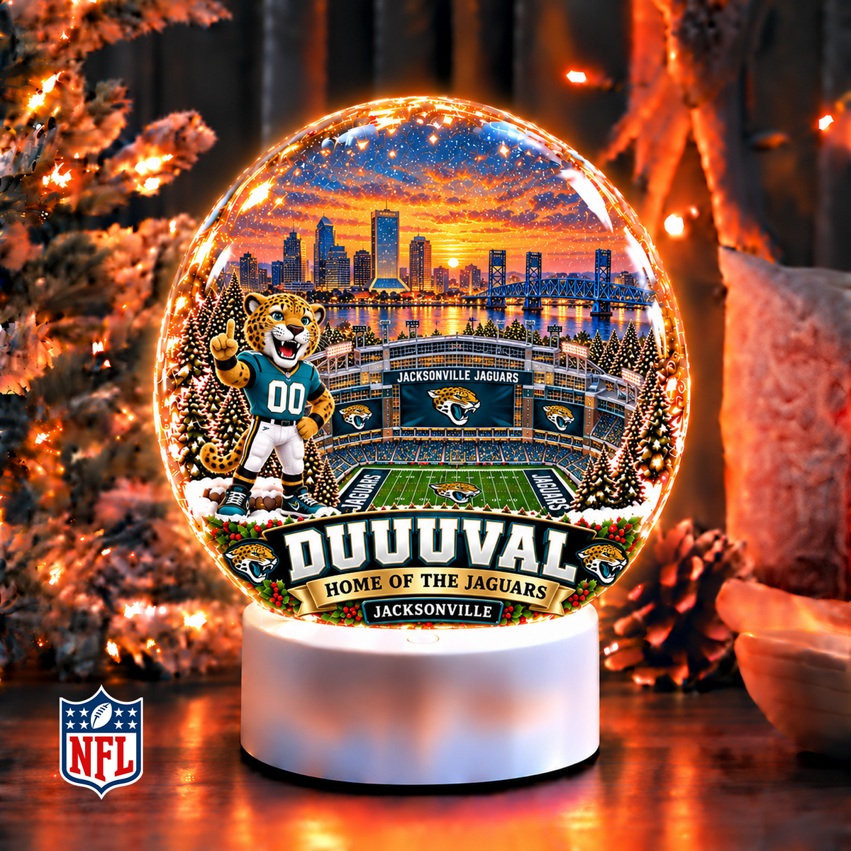 Premium NFL x JAX Snow Globe