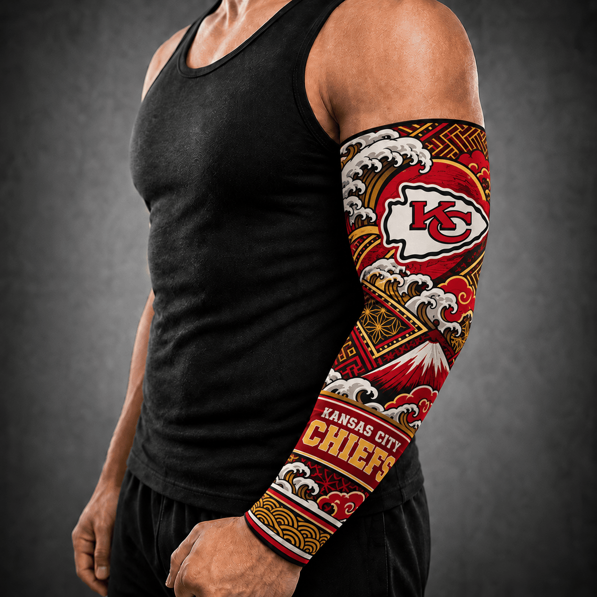 Premium NFL x KC Japan Personalized Name Arm Sleeve