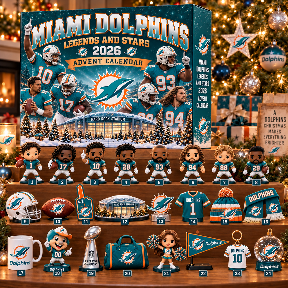 Premium NFL x MIA Christmas Advent Calendar