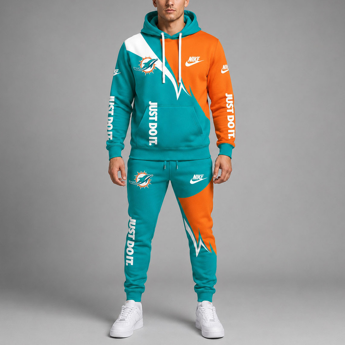 Premium NFL x MIA Team Colors Tracksuit Set