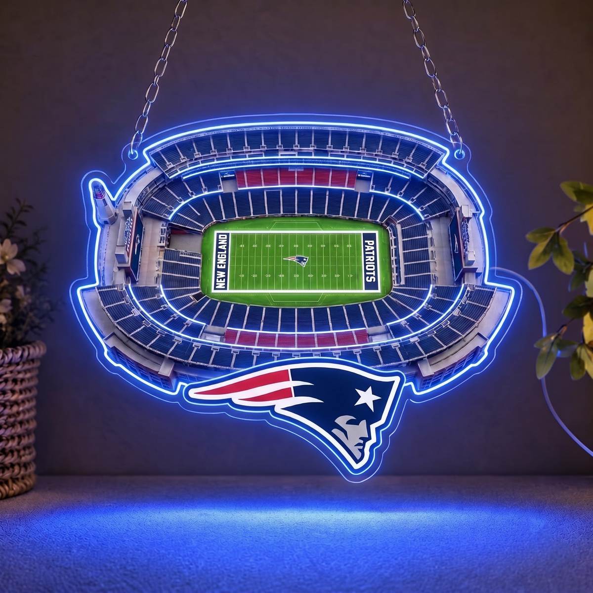 Premium NFL x NE Stadium LED Neon Sign