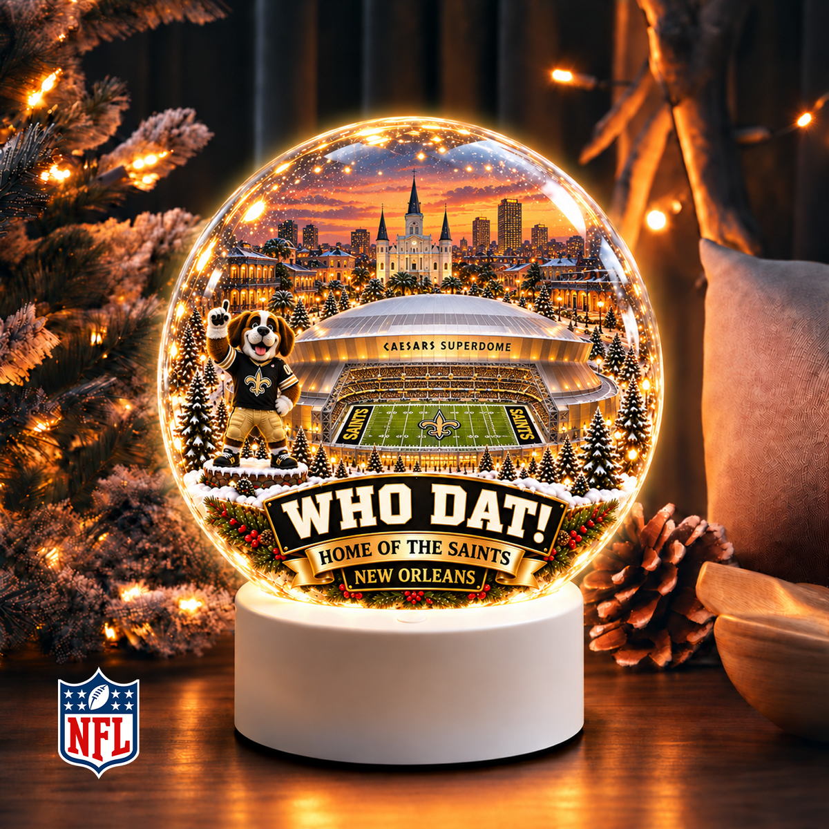 Premium NFL x NO Snow Globe