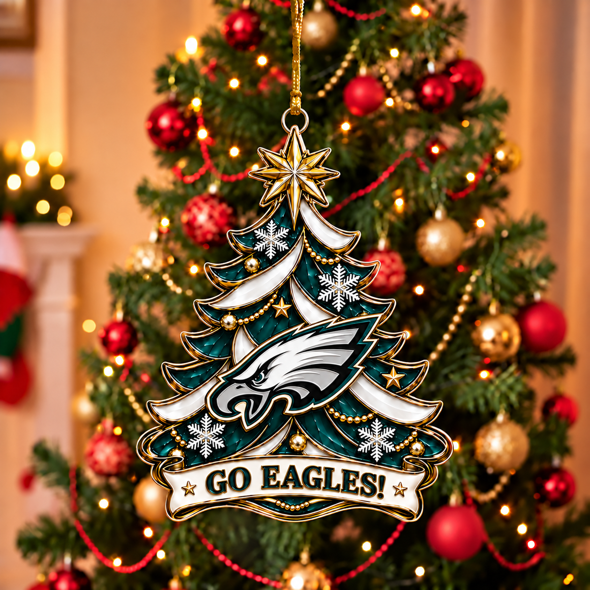 Premium NFL x PHI Christmas Tree Ornament