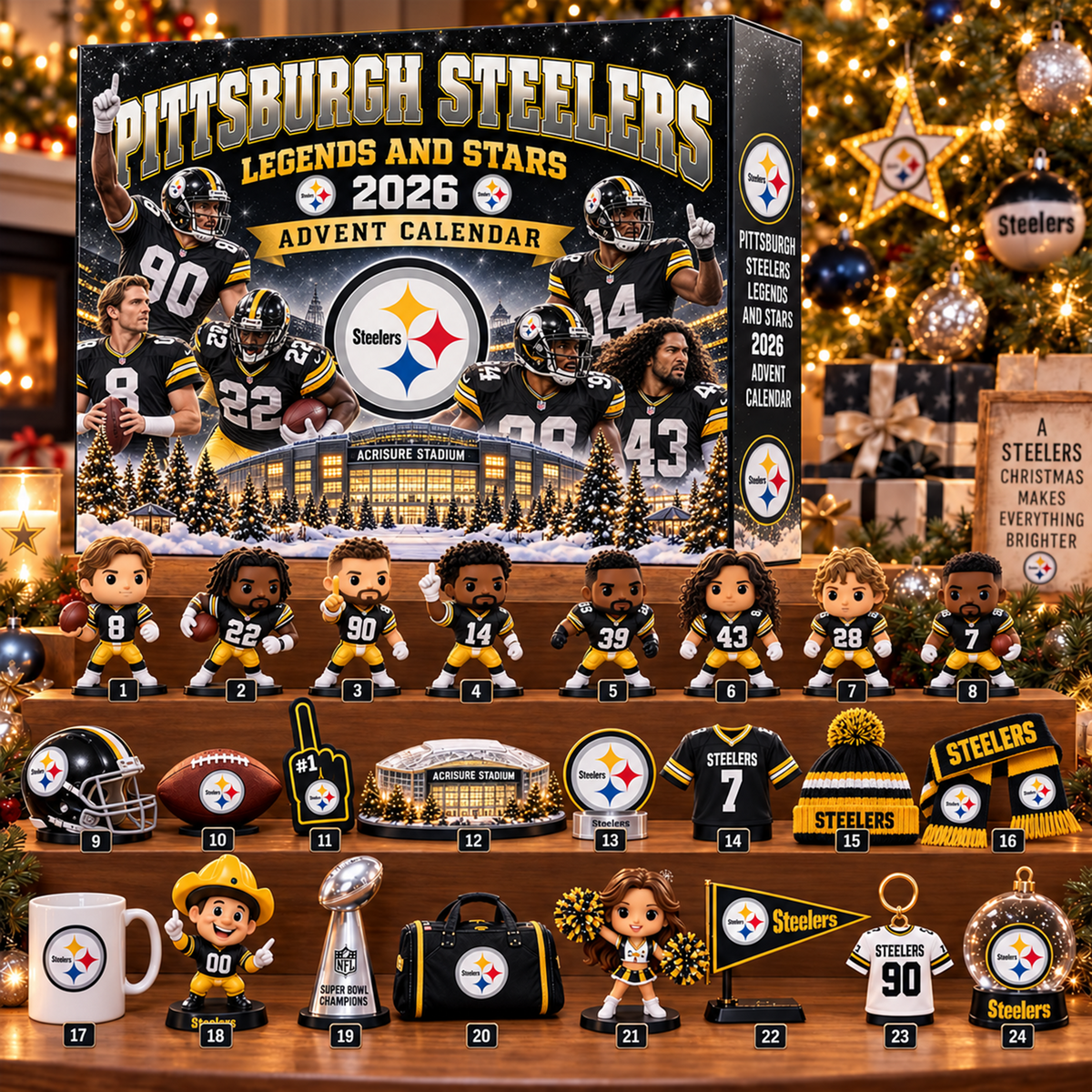 Premium NFL x PIT Christmas Advent Calendar