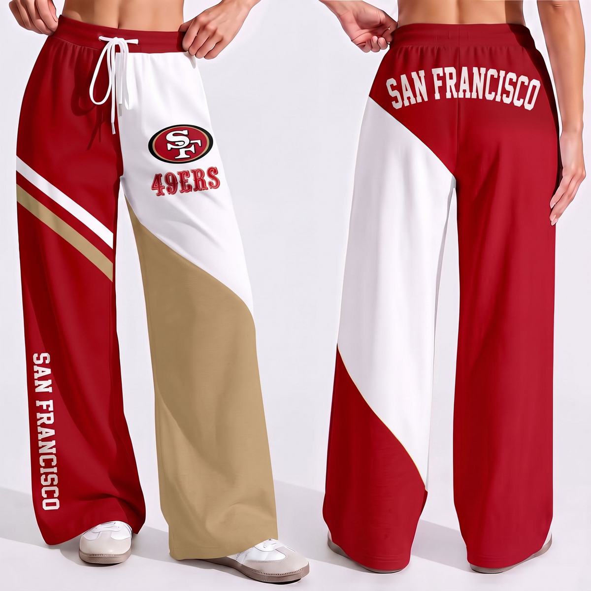 Premium NFL x SF Game Day Color Block Wide Leg Pants