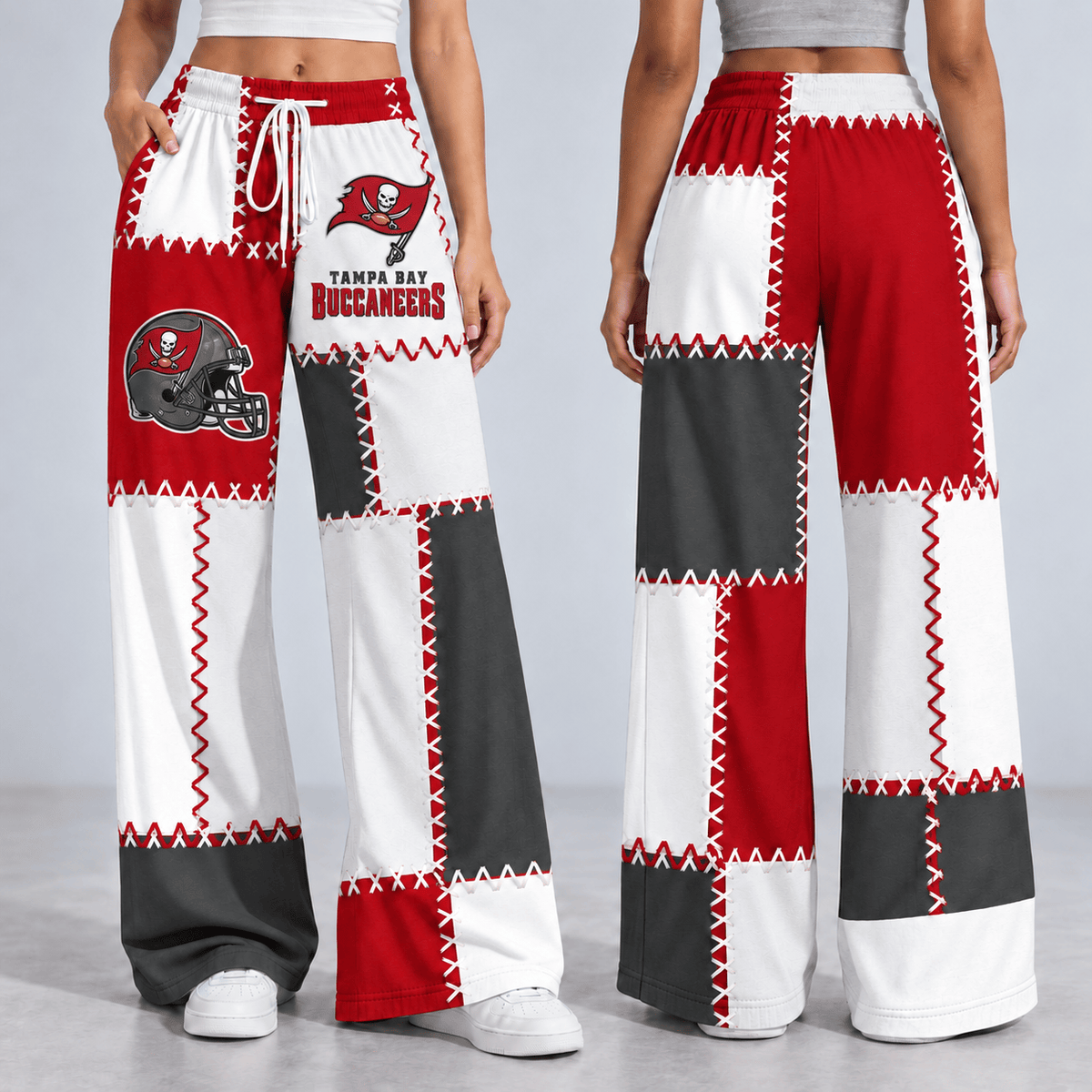 Premium NFL x TB Patchwork Casual Pants