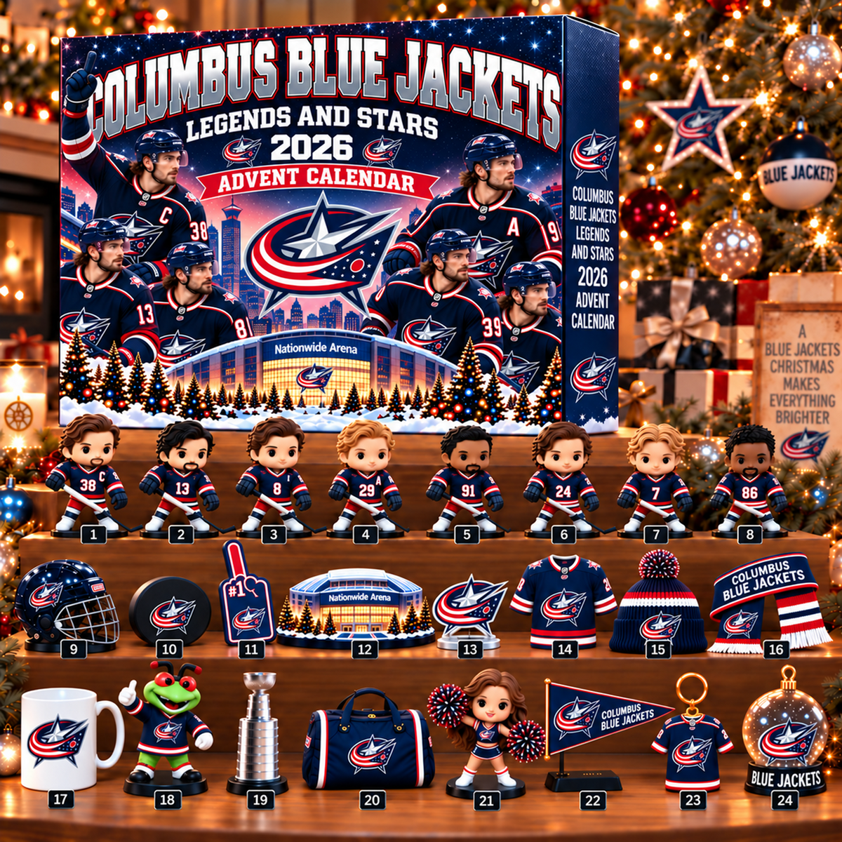 Premium NHL x CBJ Christmas Advent Calendar