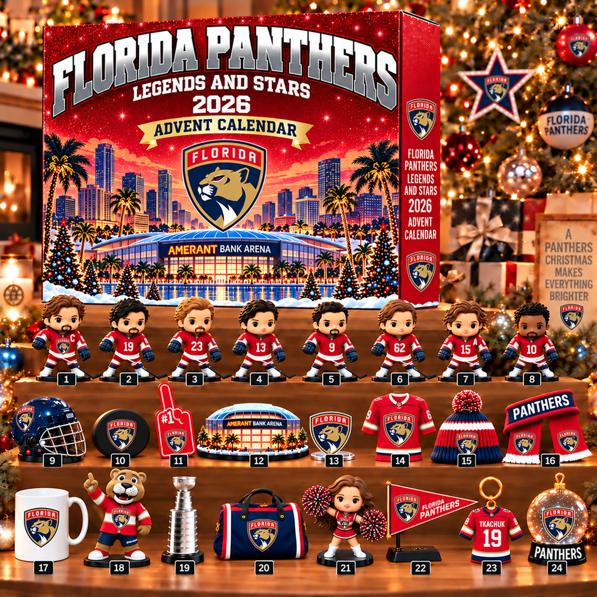 Premium NHL x FLO Christmas Stadium Advent Calendar HLP HLPHUONG 231026