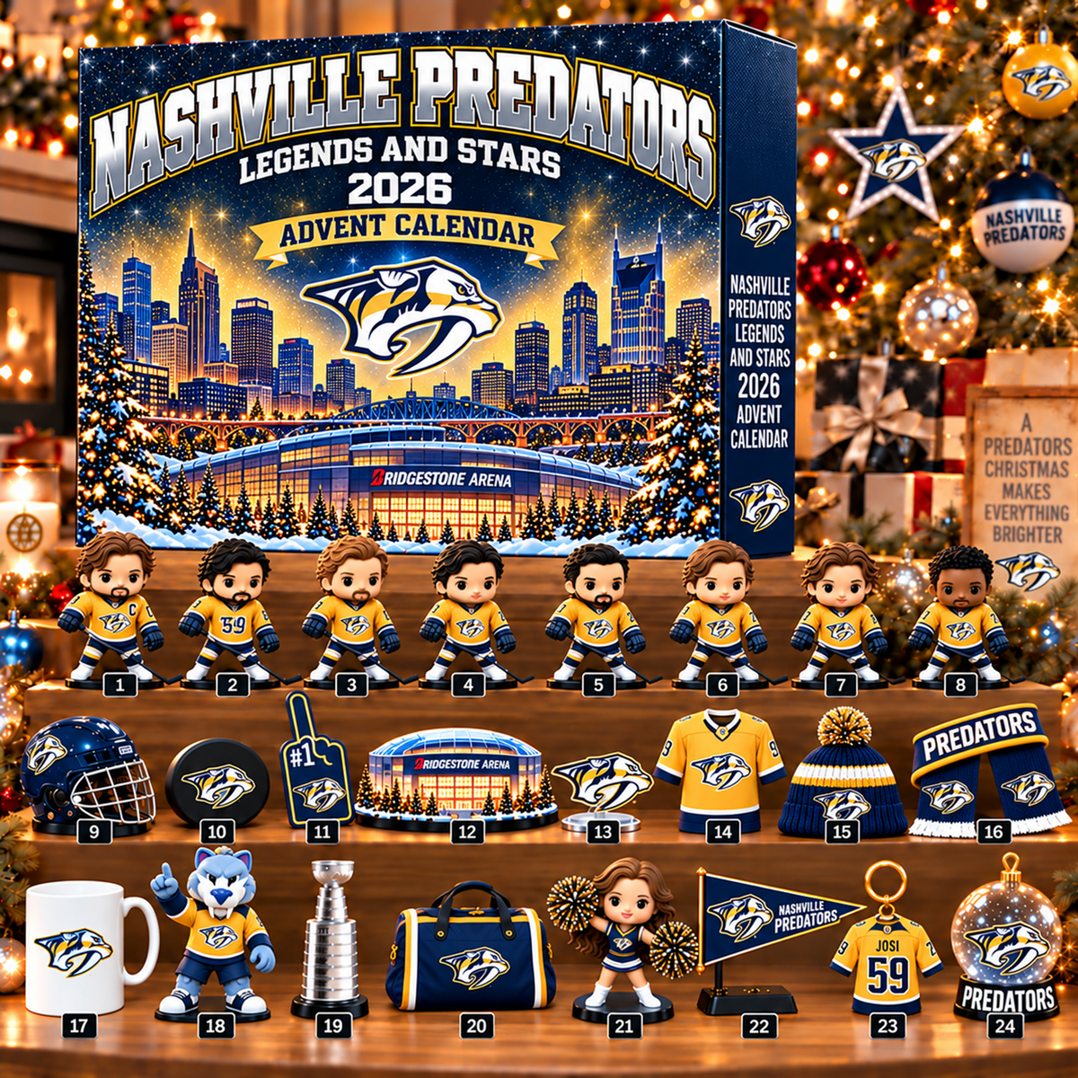 Premium NHL x NAS Christmas Stadium Advent Calendar HLP HLPHUONG 231026