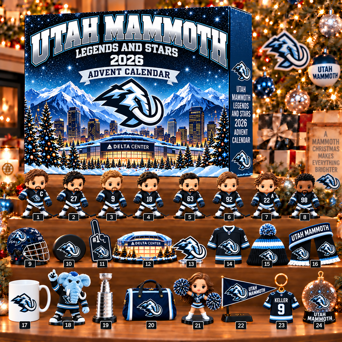 Premium NHL x UTA Christmas Stadium Advent Calendar HLP HLPHUONG 231026