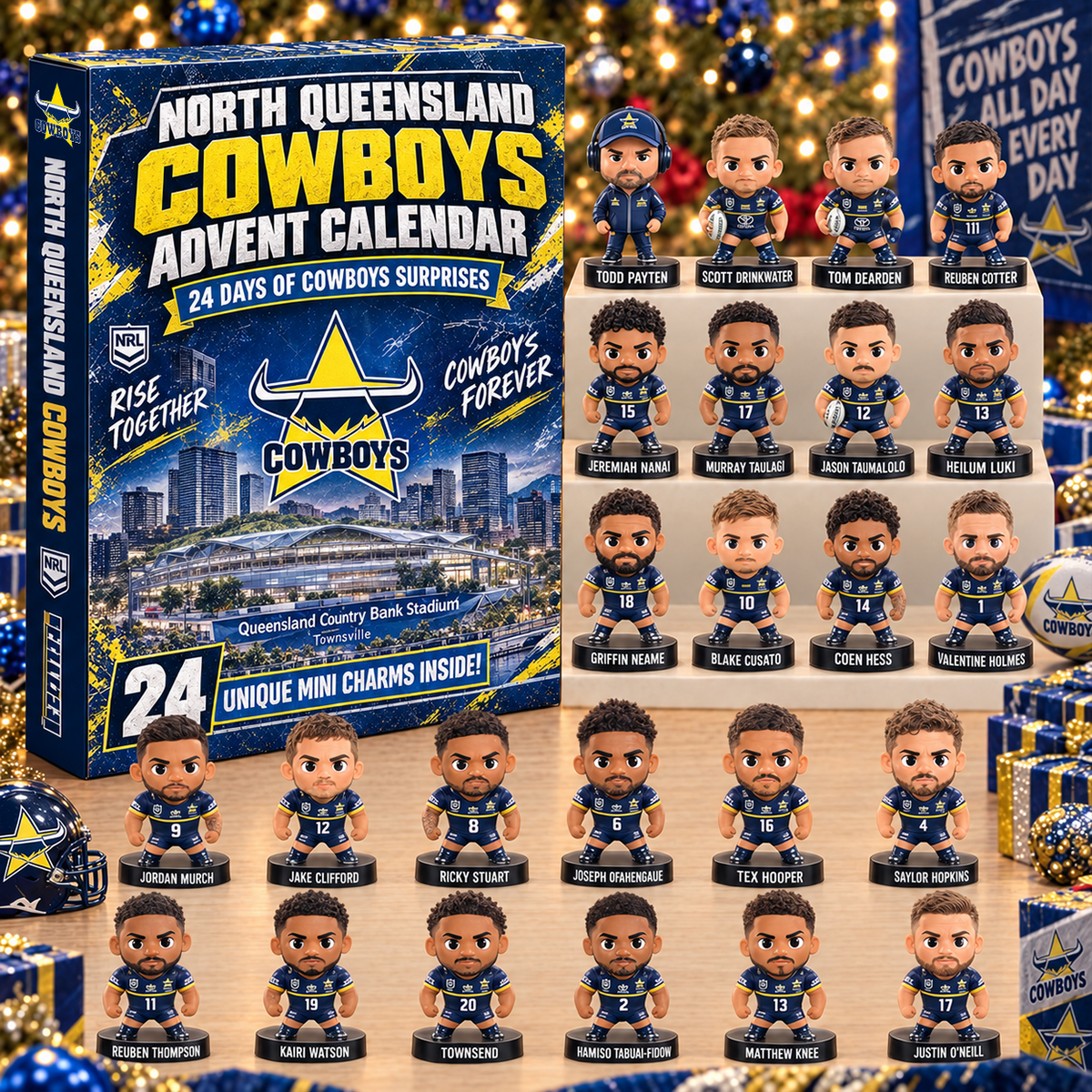 Premium NRL x NQC 24 Days of Rugby Surprises Advent Calendar