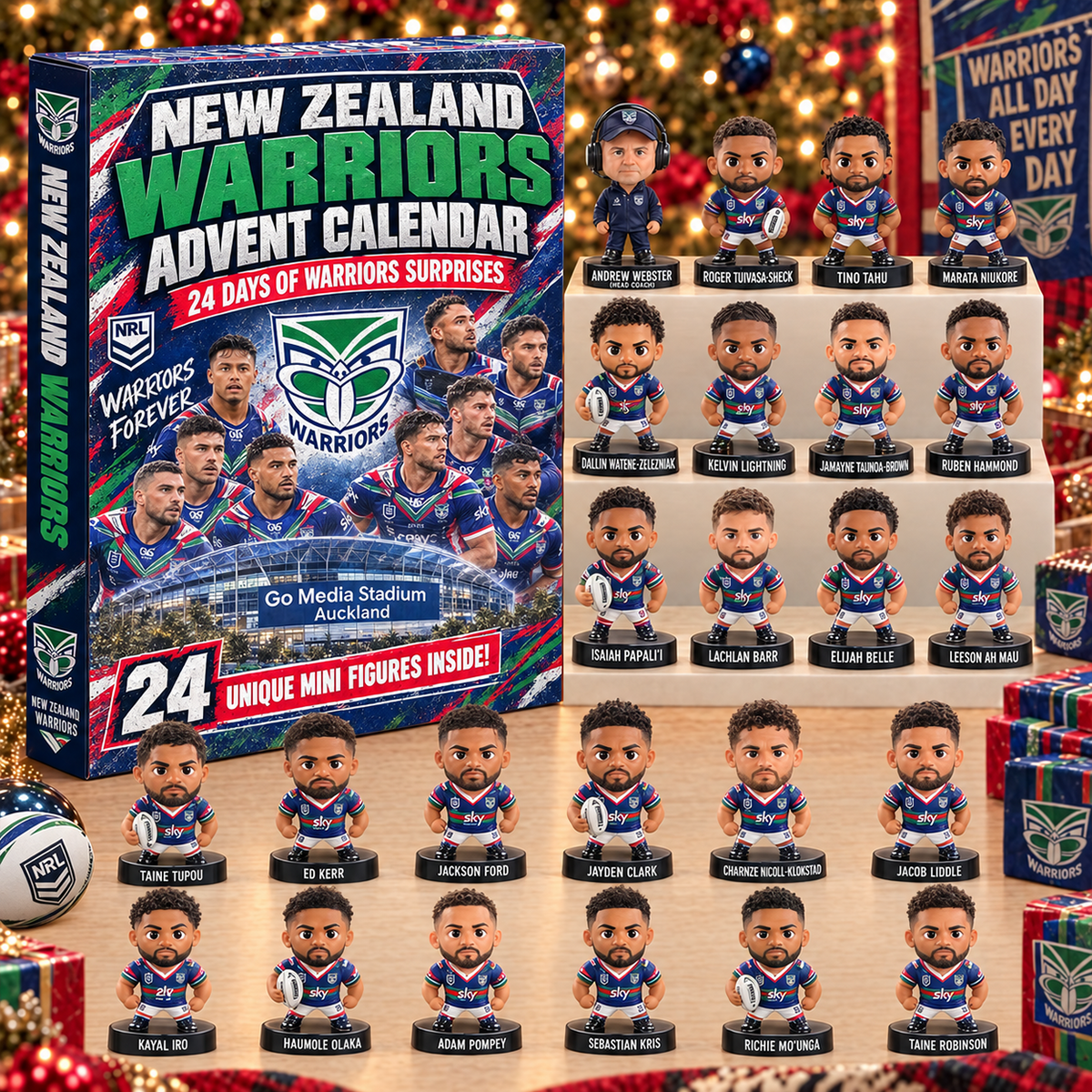 Premium NRL x WA 24 Days of Rugby Surprises Advent Calendar