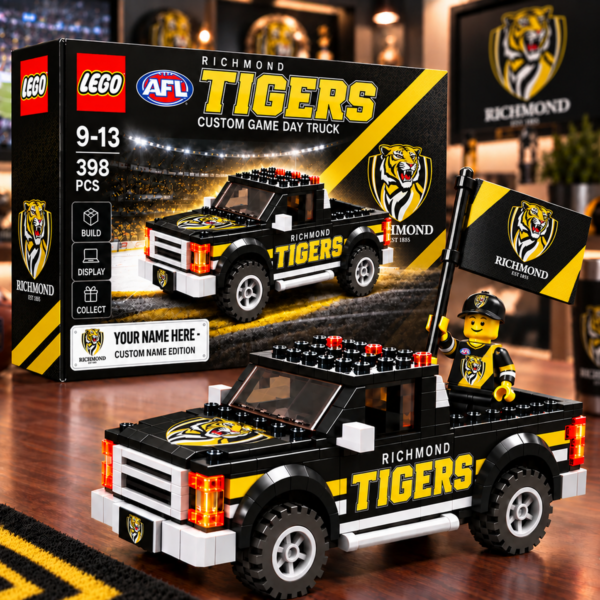 RICH x AFL Building Blocks Truck Toy Set V2