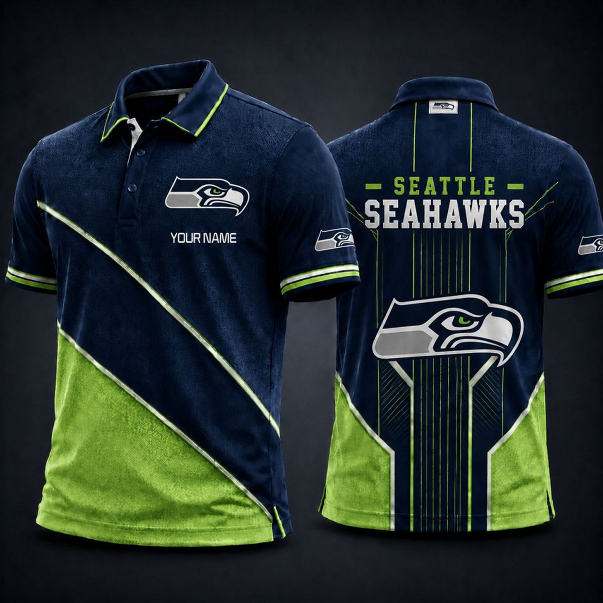 SEA x NFL Premium Polo Shirt