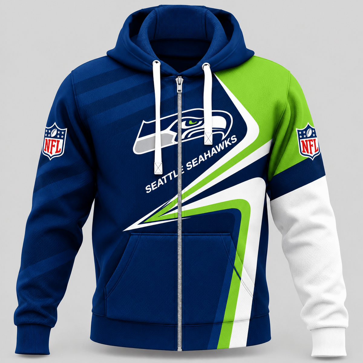 SEA x NFL Swoosh Wave Zip Hoodie