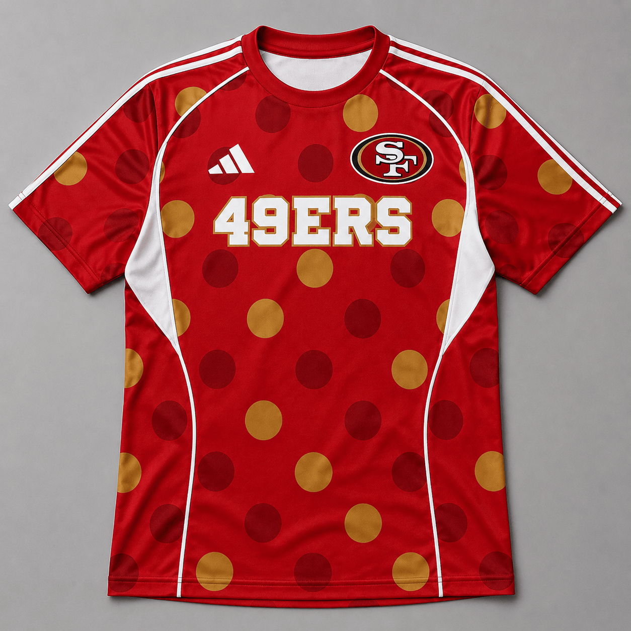 SF49 Premium NFL Game Day Polka Dot Sports Jersey Shirt
