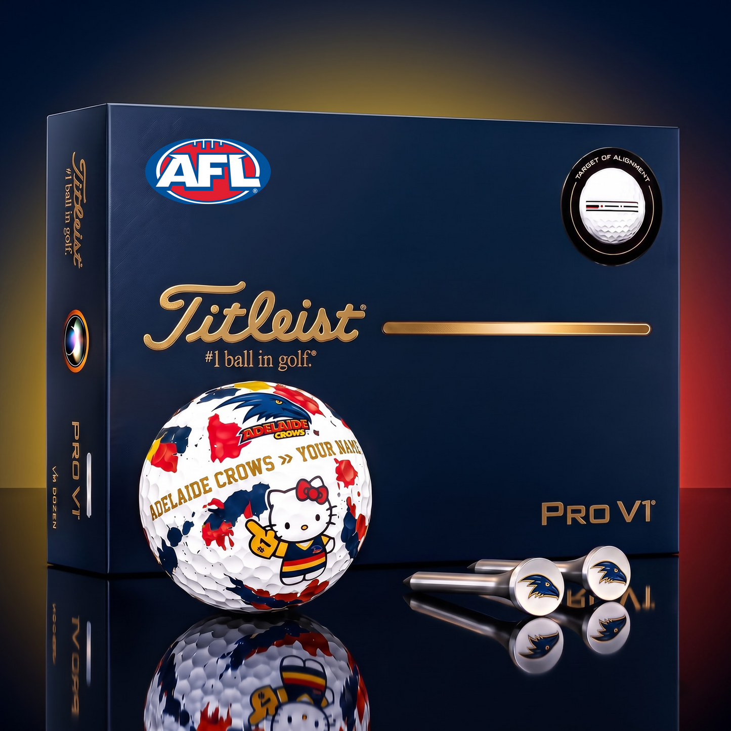 SIGNATURE AFL X AC HELLO KITTY 50TH ANNIVERSARY ELITE GOLF BALL SET – LIMITED EDITION