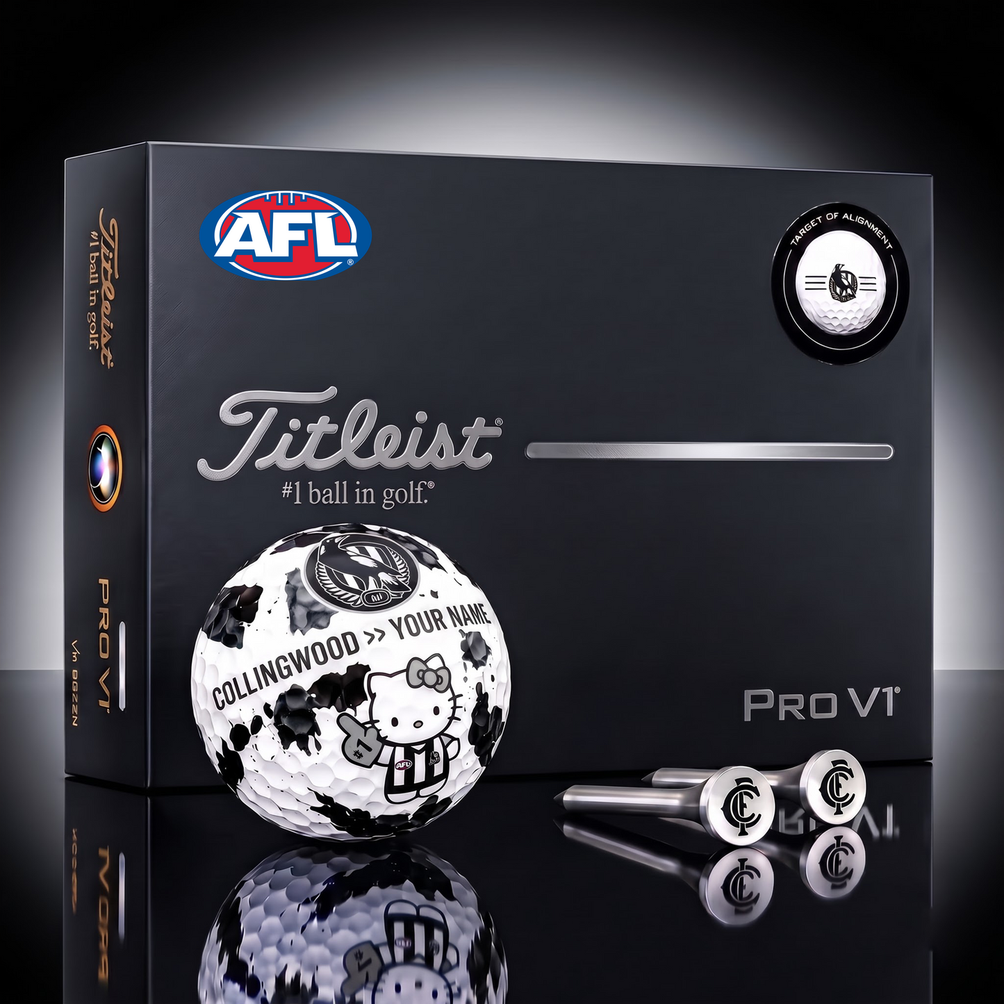 SIGNATURE AFL X COL HELLO KITTY 50TH ANNIVERSARY ELITE GOLF BALL SET – LIMITED EDITION