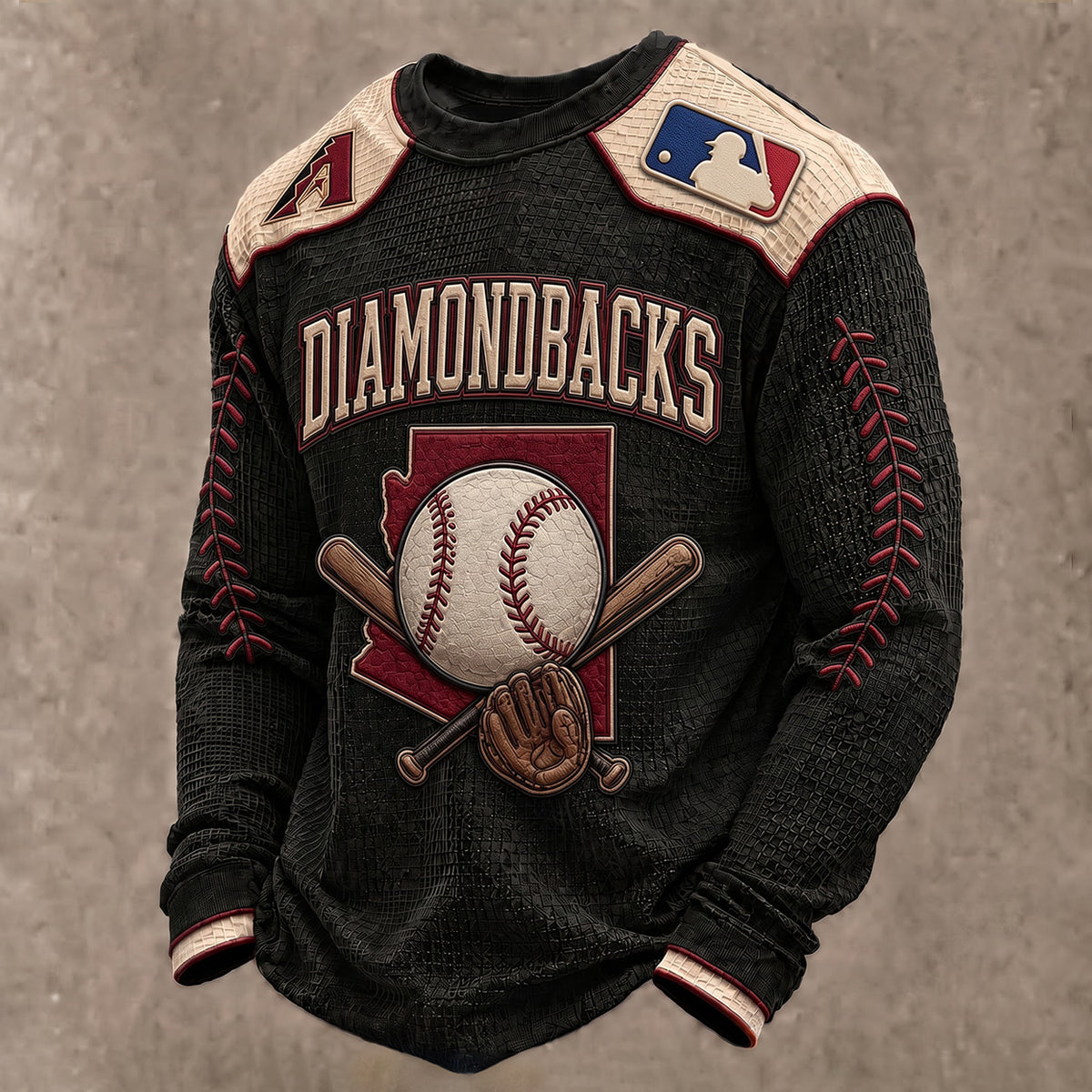SIGNATURE MLB X AD EXCLUSIVE Heritage Waffle Long Sleeve Shirt Limited Edition