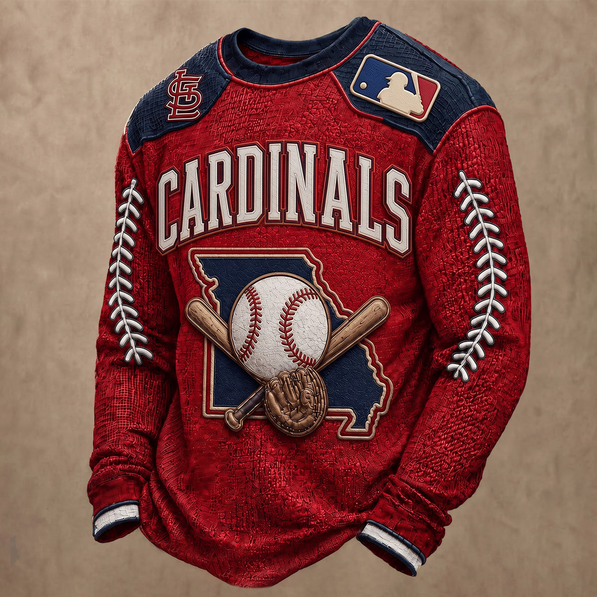 SIGNATURE MLB X SLC EXCLUSIVE Heritage Waffle Long Sleeve Shirt Limited Edition