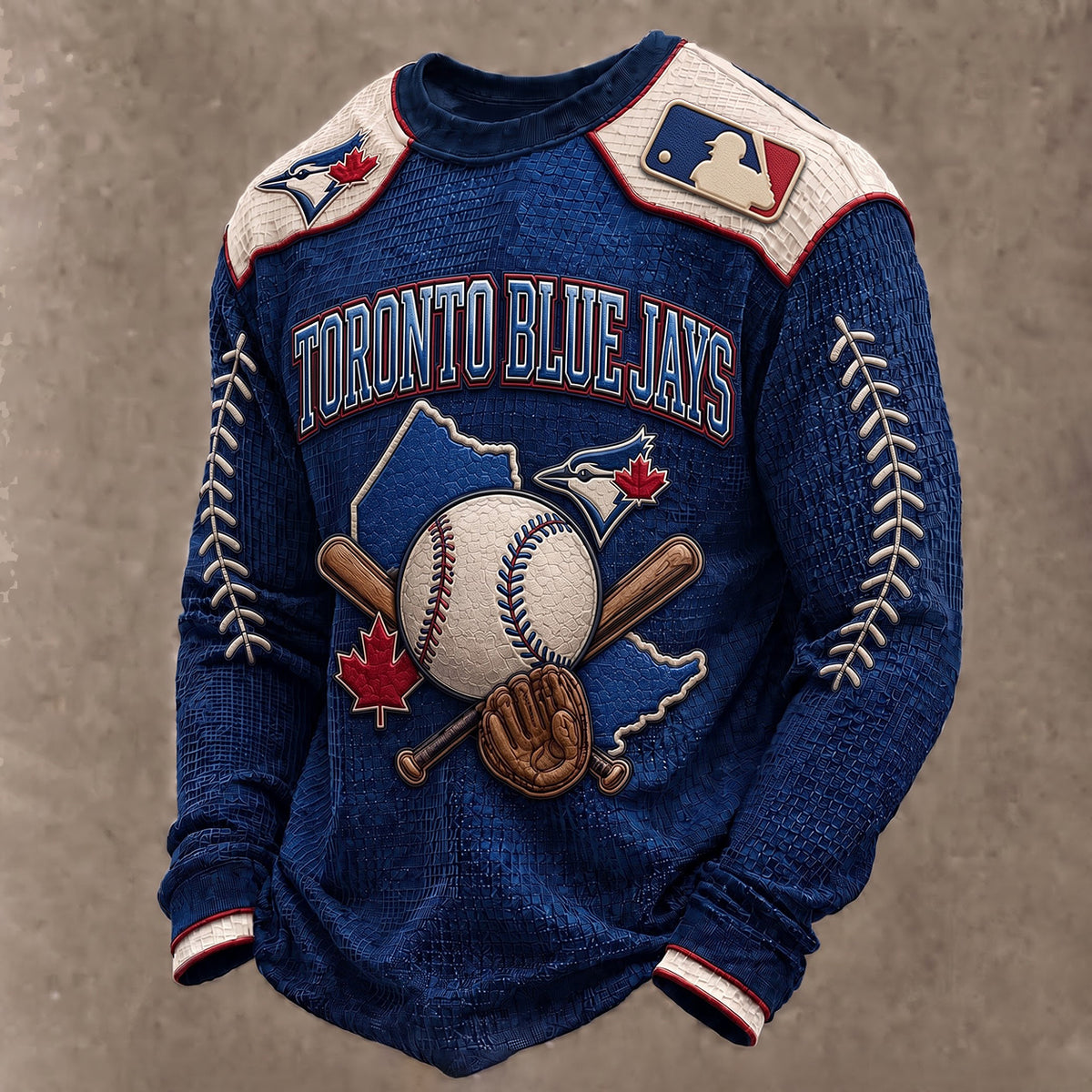 SIGNATURE MLB X TBJ EXCLUSIVE Heritage Waffle Long Sleeve Shirt Limited Edition