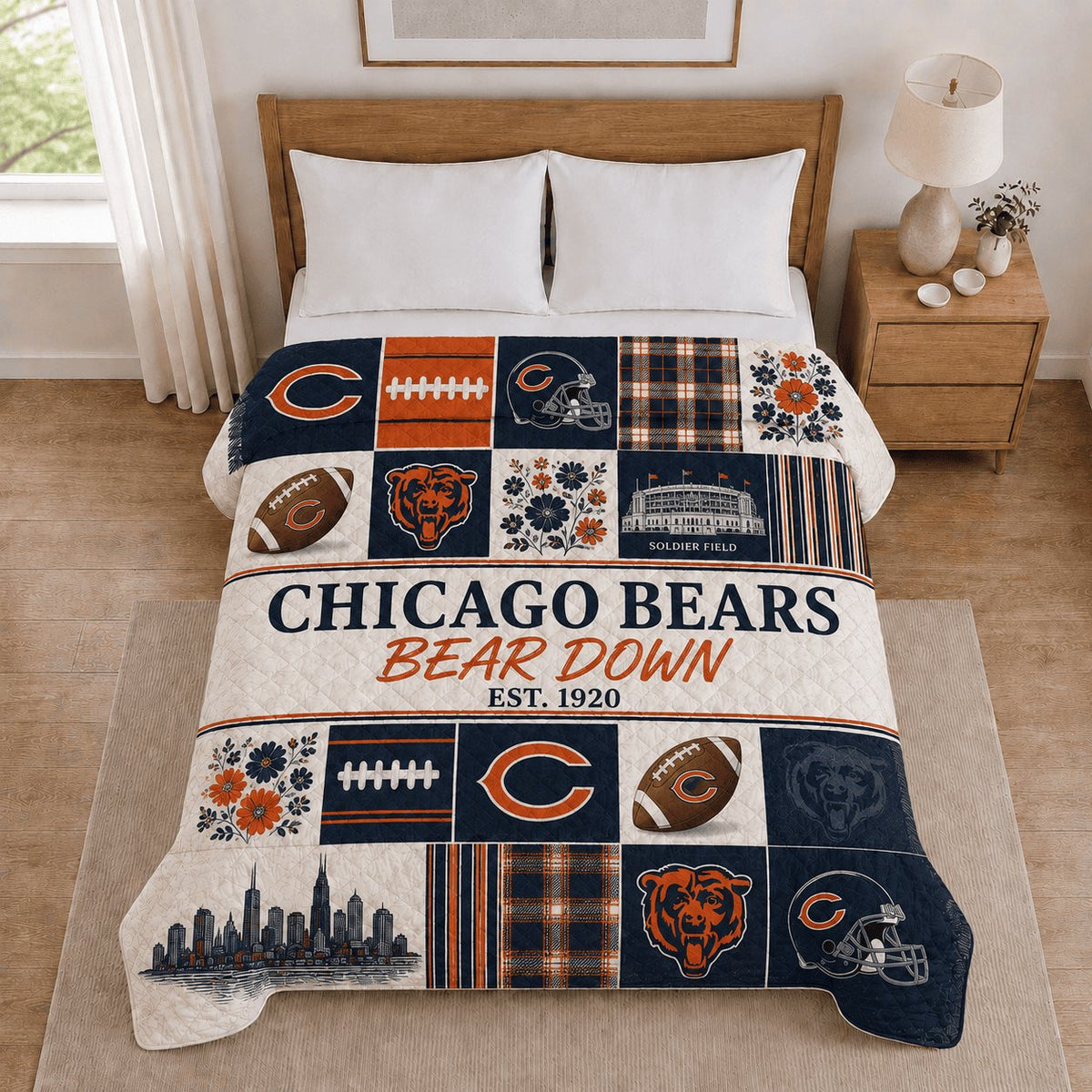 SIGNATURE NFL X CHI EXCLUSIVE BLANKET LIMITED EDITION
