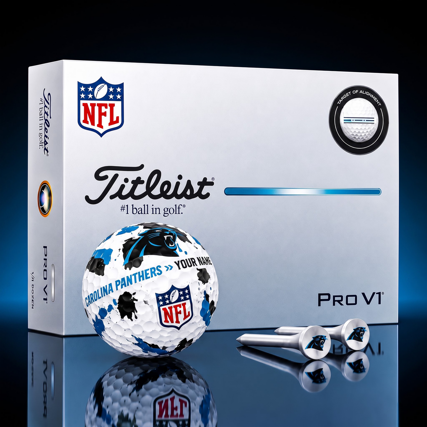 SIGNATURE NFL X CP DELUXE PERSONALIZED GOLF BALL SET LIMITED EDITION V2