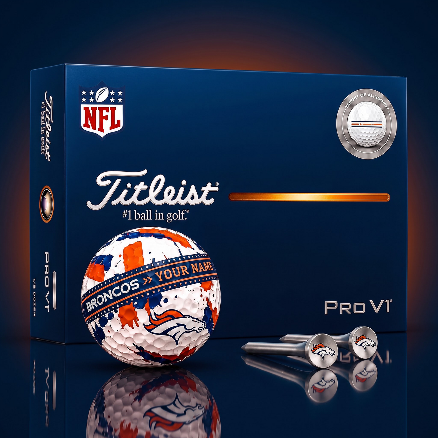 SIGNATURE NFL X DB DELUXE PERSONALIZED GOLF BALL SET LIMITED EDITION