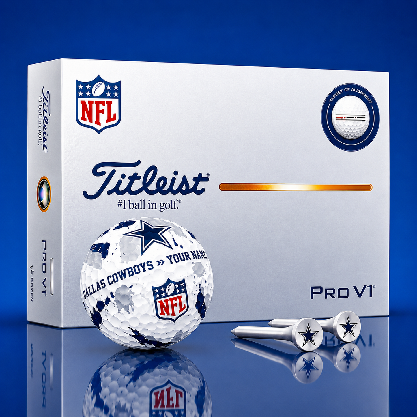 SIGNATURE NFL X DC DELUXE PERSONALIZED GOLF BALL SET LIMITED EDITION V2
