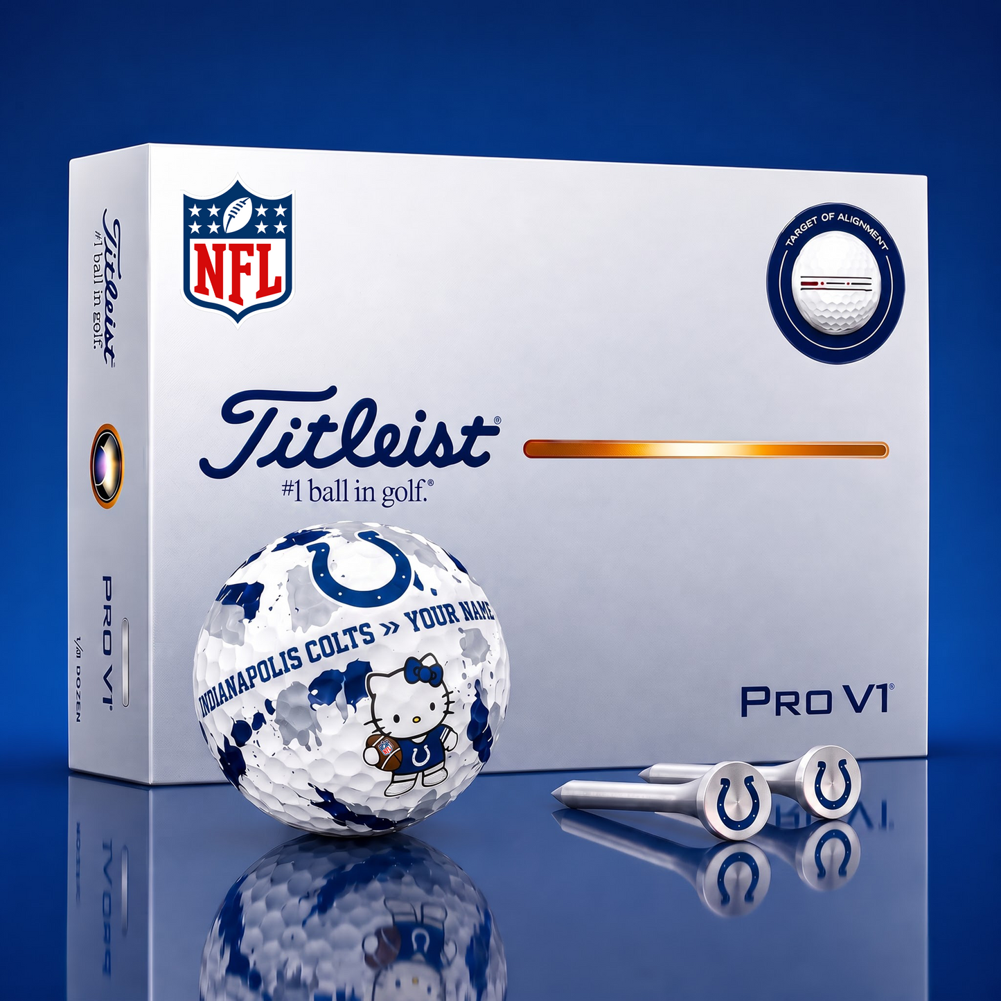 SIGNATURE NFL X IC HELLO KITTY 50TH ANNIVERSARY ELITE GOLF BALL SET – LIMITED EDITION