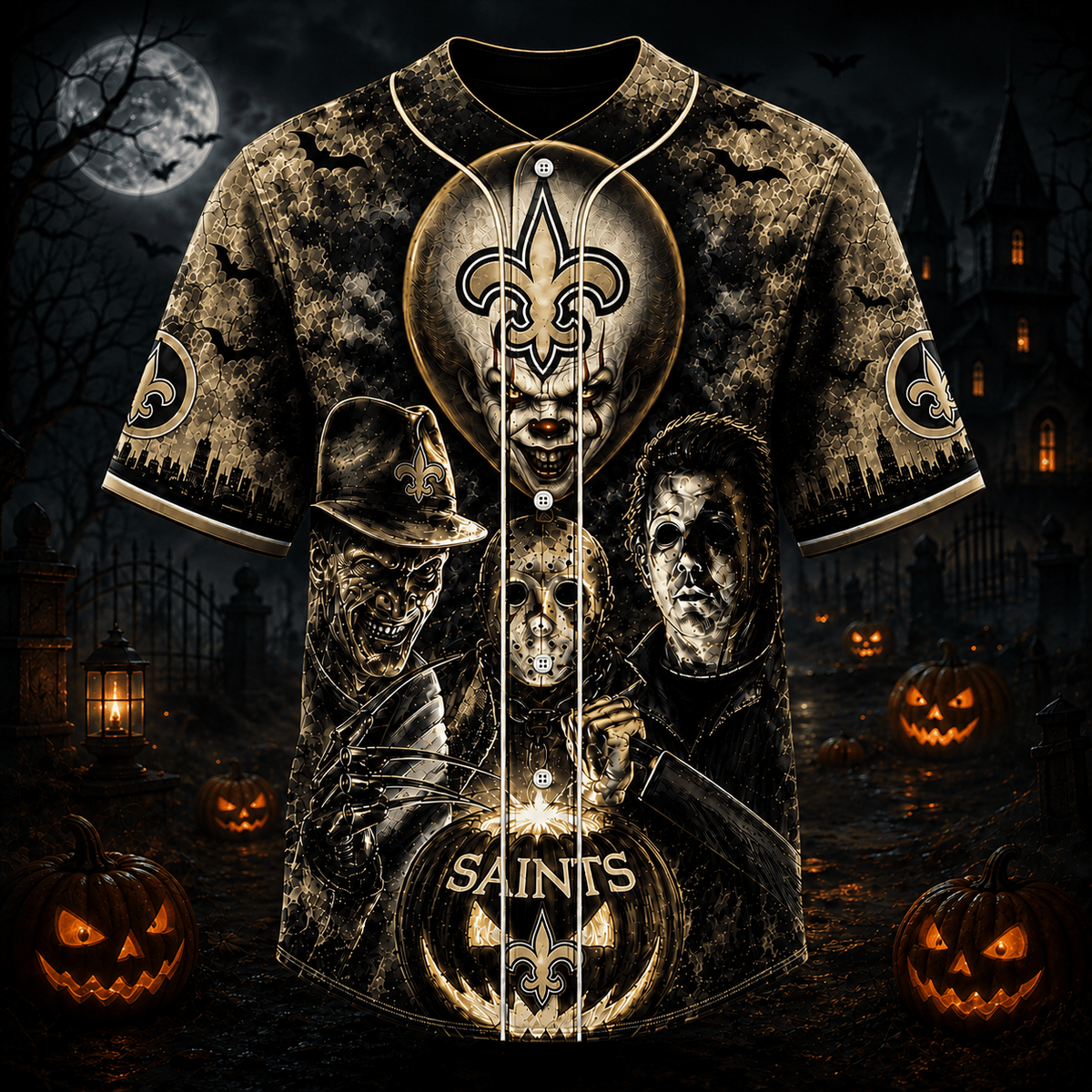SIGNATURE NFL X NOS EXCLUSIVE Halloween Horror Jersey Limited Edtion
