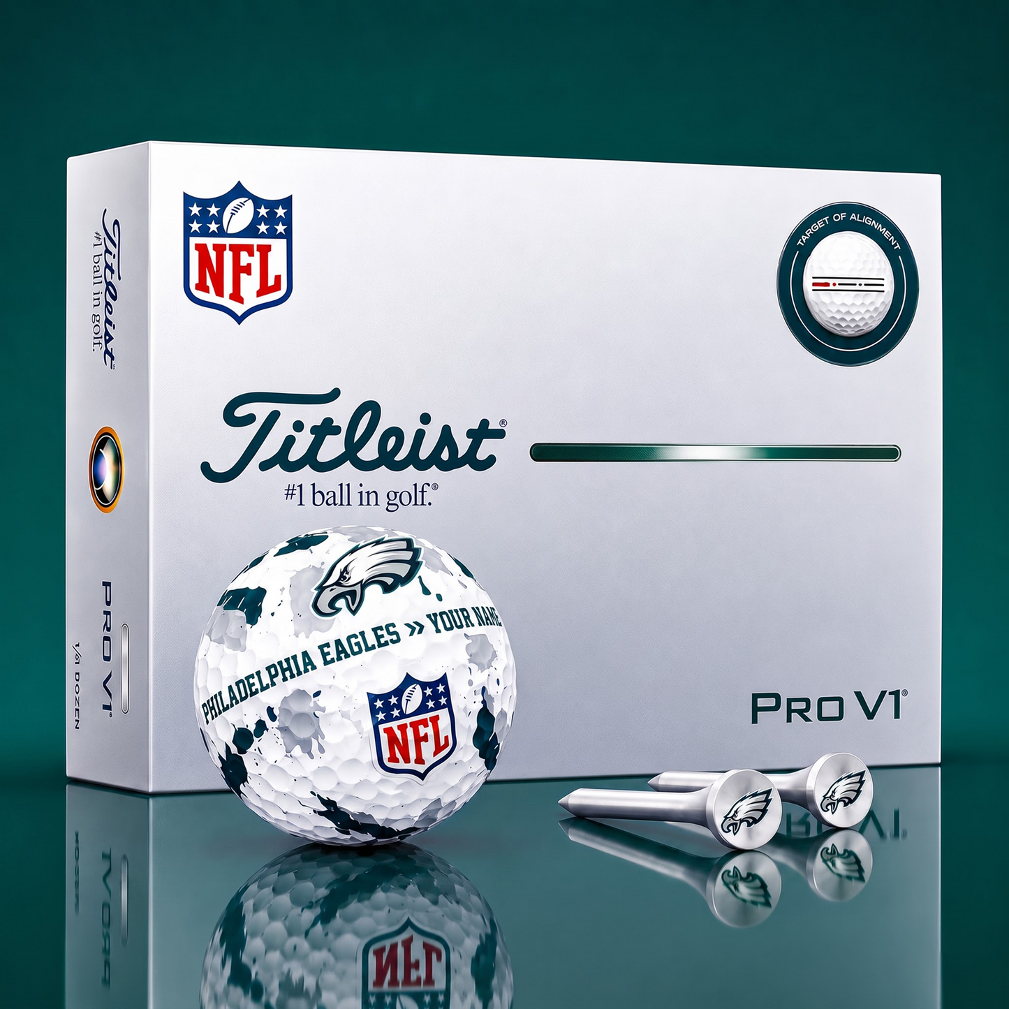 SIGNATURE NFL X PE DELUXE PERSONALIZED GOLF BALL SET LIMITED EDITION V2