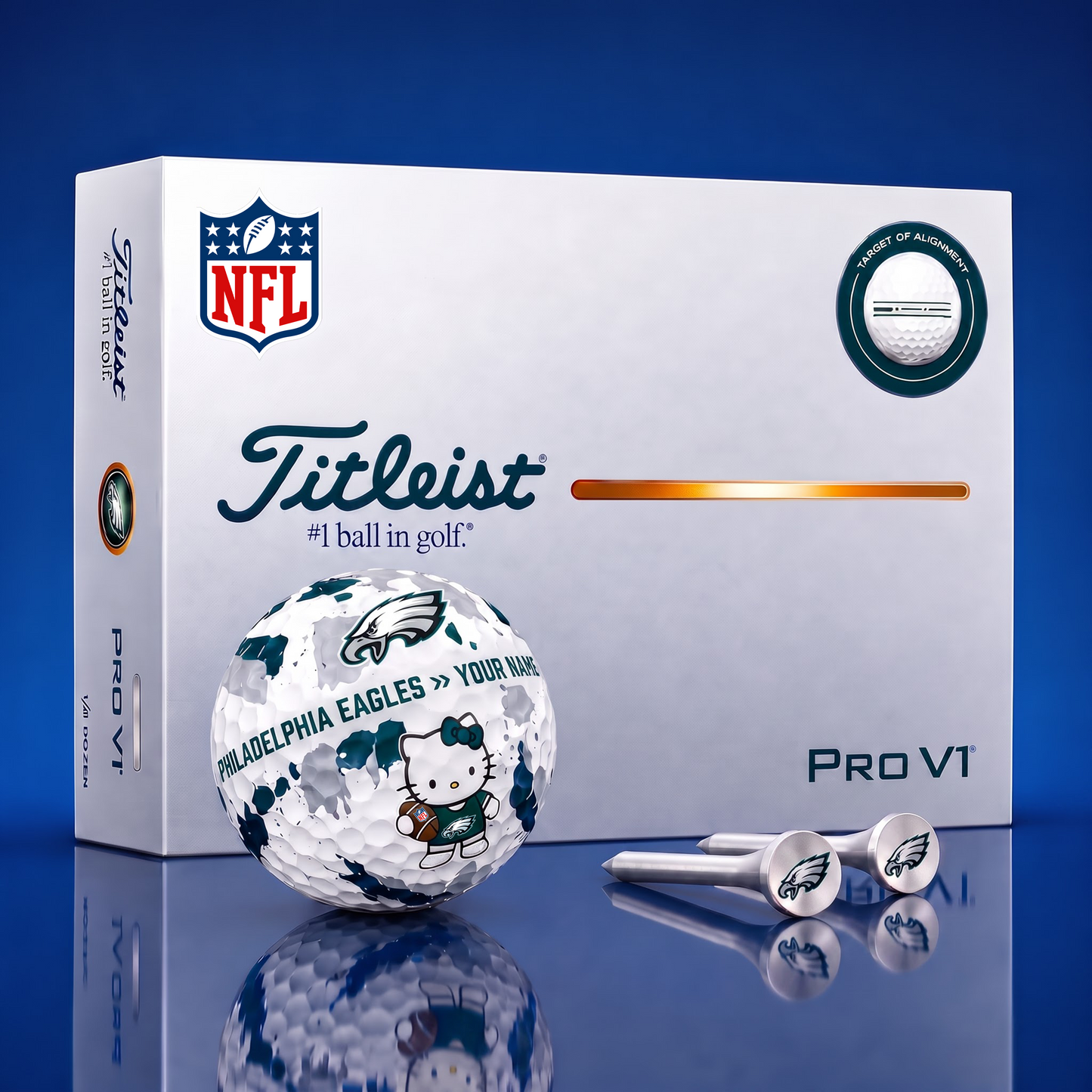SIGNATURE NFL X PE HELLO KITTY 50TH ANNIVERSARY ELITE GOLF BALL SET – LIMITED EDITION