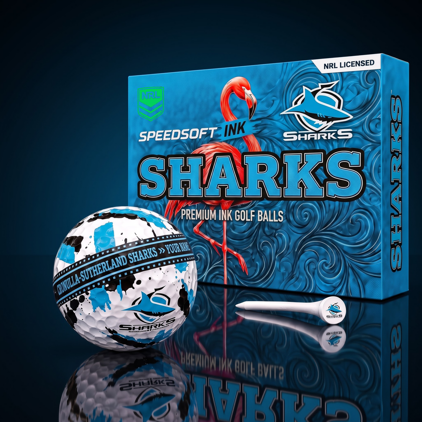 SIGNATURE NRL X CSS CDELUXE PERSONALIZED GOLF BALL SET LIMITED EDITION