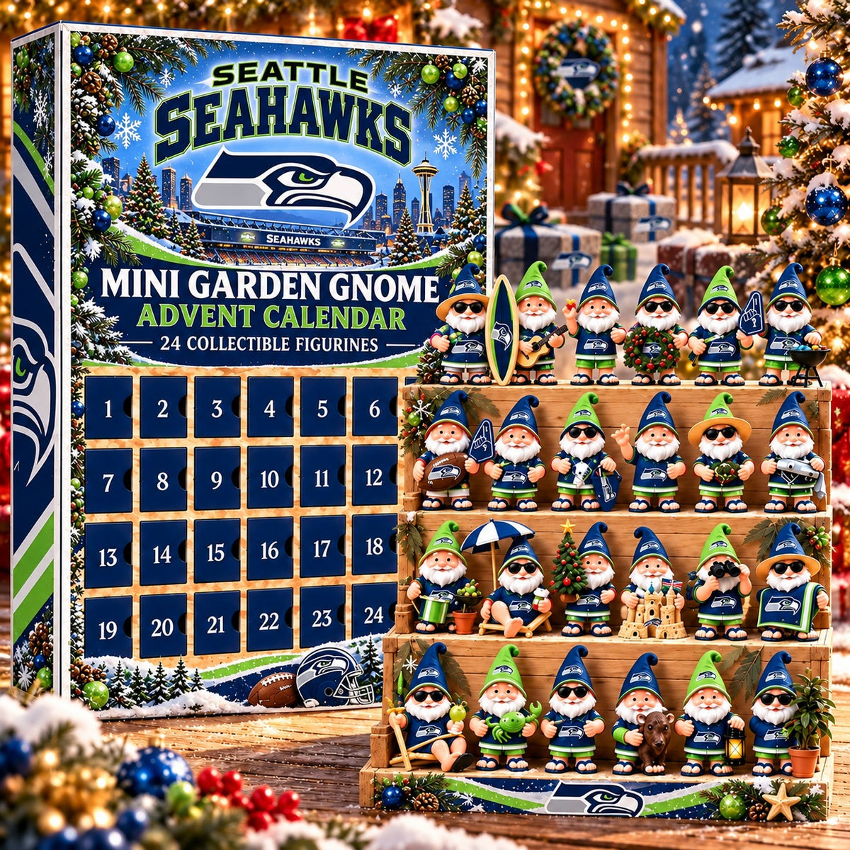 SS x NFL Mini Garden Gnome Advent Calendar