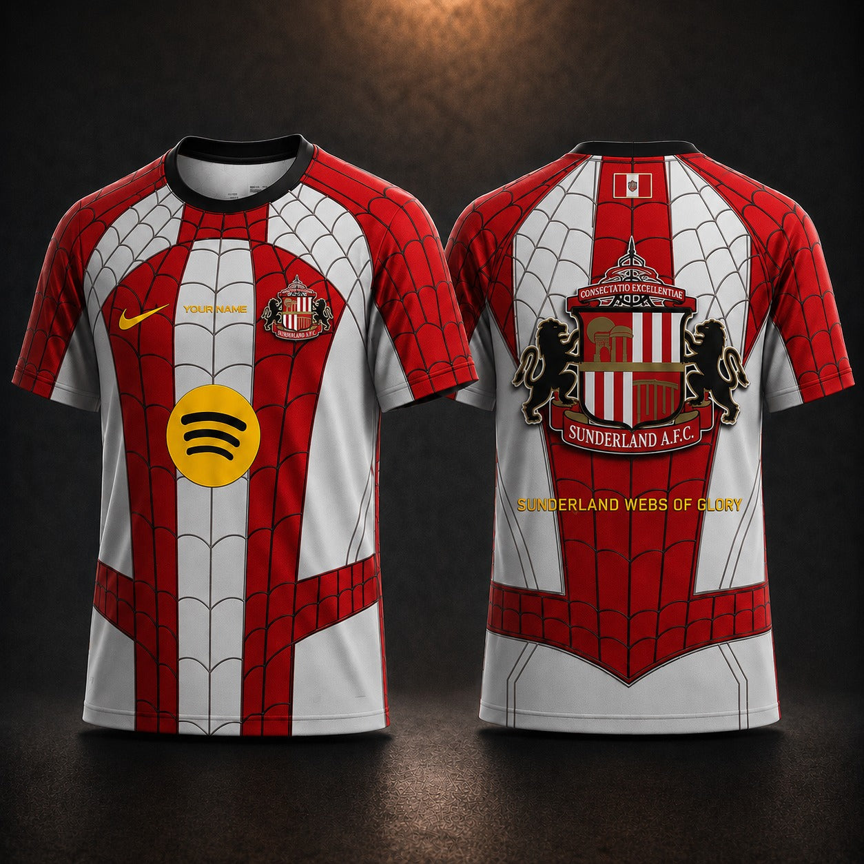 SUN EPL x Spider Halloween Premium All Over Print T-Shirt Personalized Gift For Fan Sport Soccer