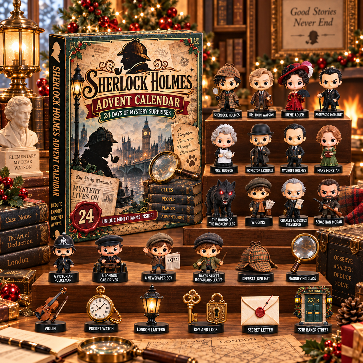 Sherlock Holmes 24 Days Advent Calendar