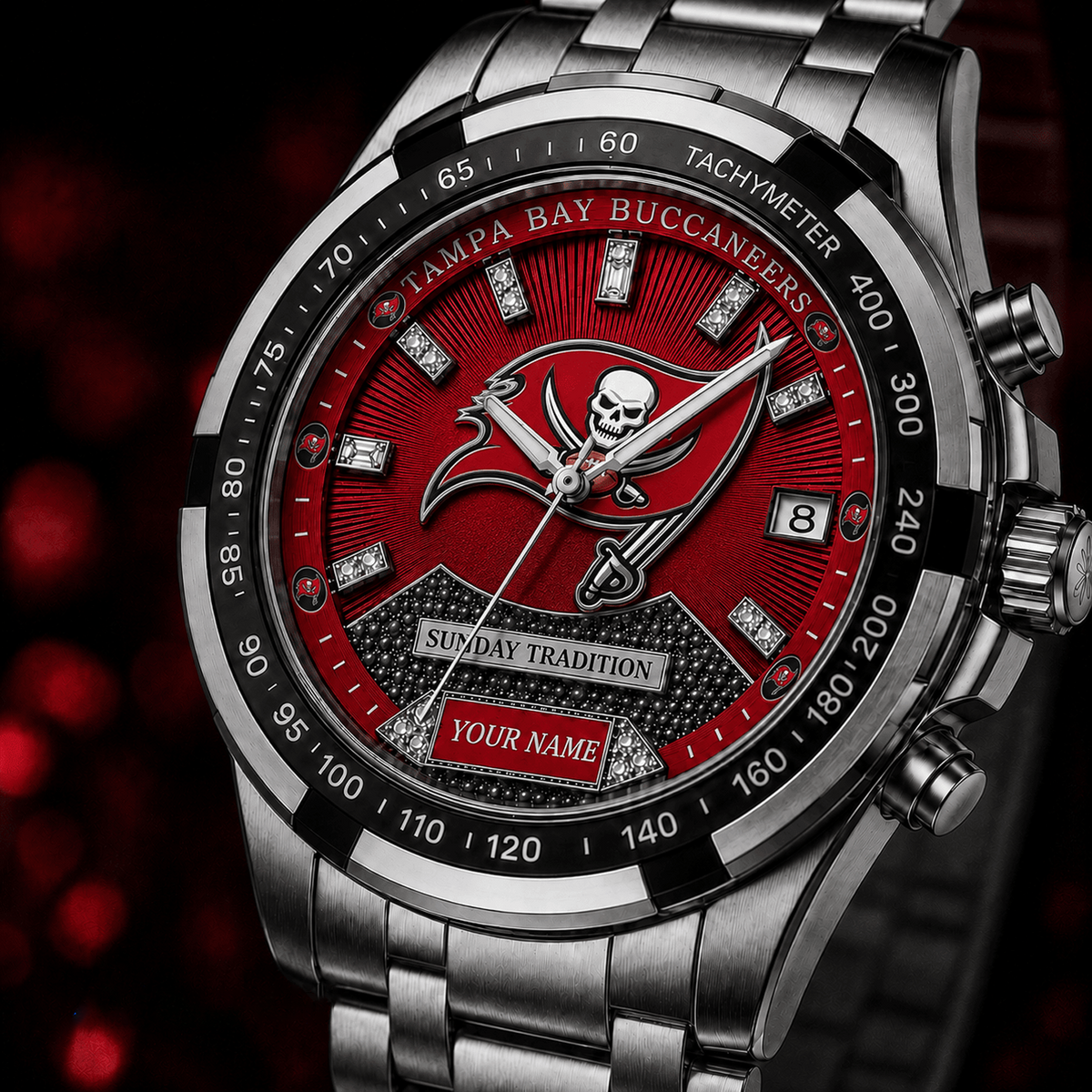 TB x NFL Personalized Alloy Men Quartz Watch