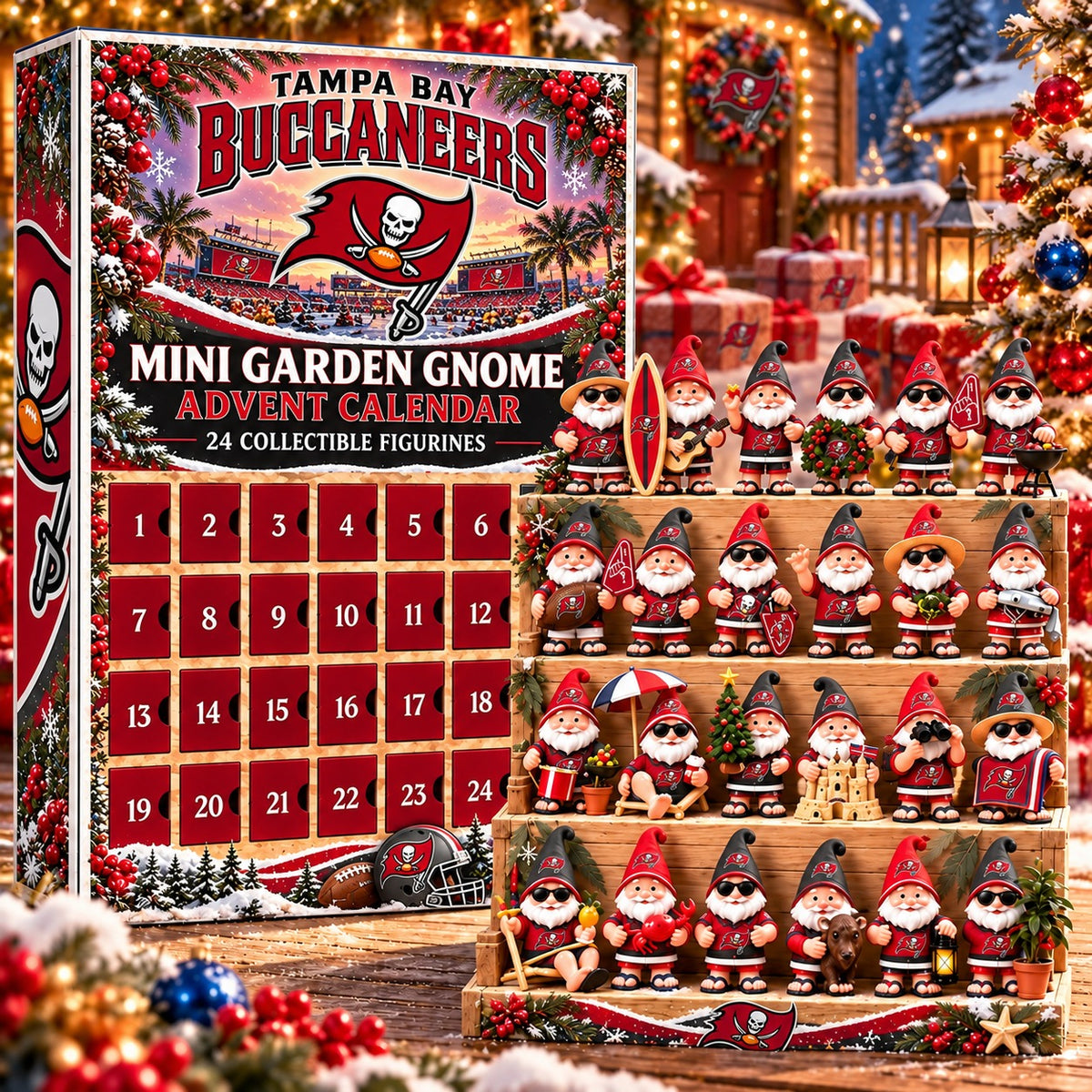 TBB x NFL Mini Garden Gnome Advent Calendar