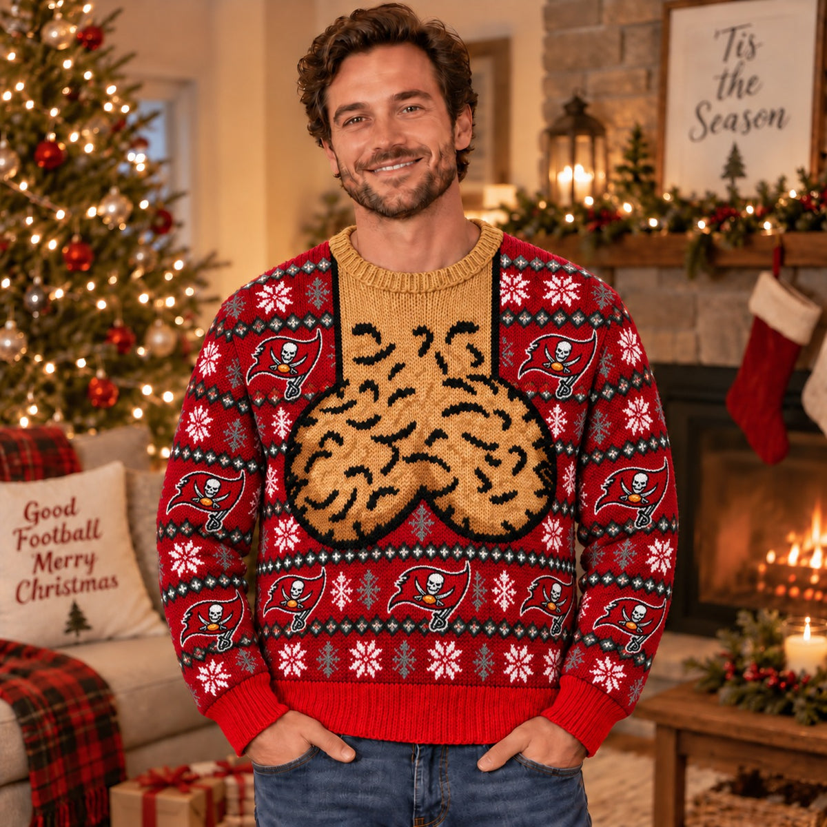 TBB x NFL Ugly Sweatshirt Funny For Fan