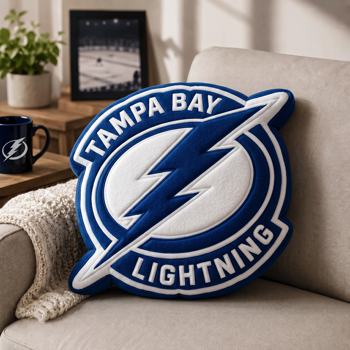 TBL x NHL Premium Custom Shape Pillow Personalized