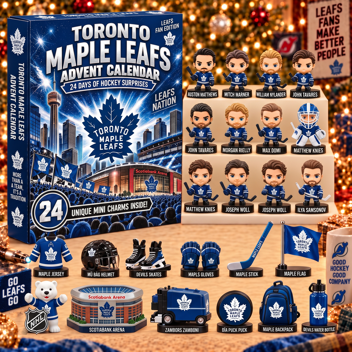 TOR x NHL Game Day Premium Personalized 24 Days Of Advent Calendar