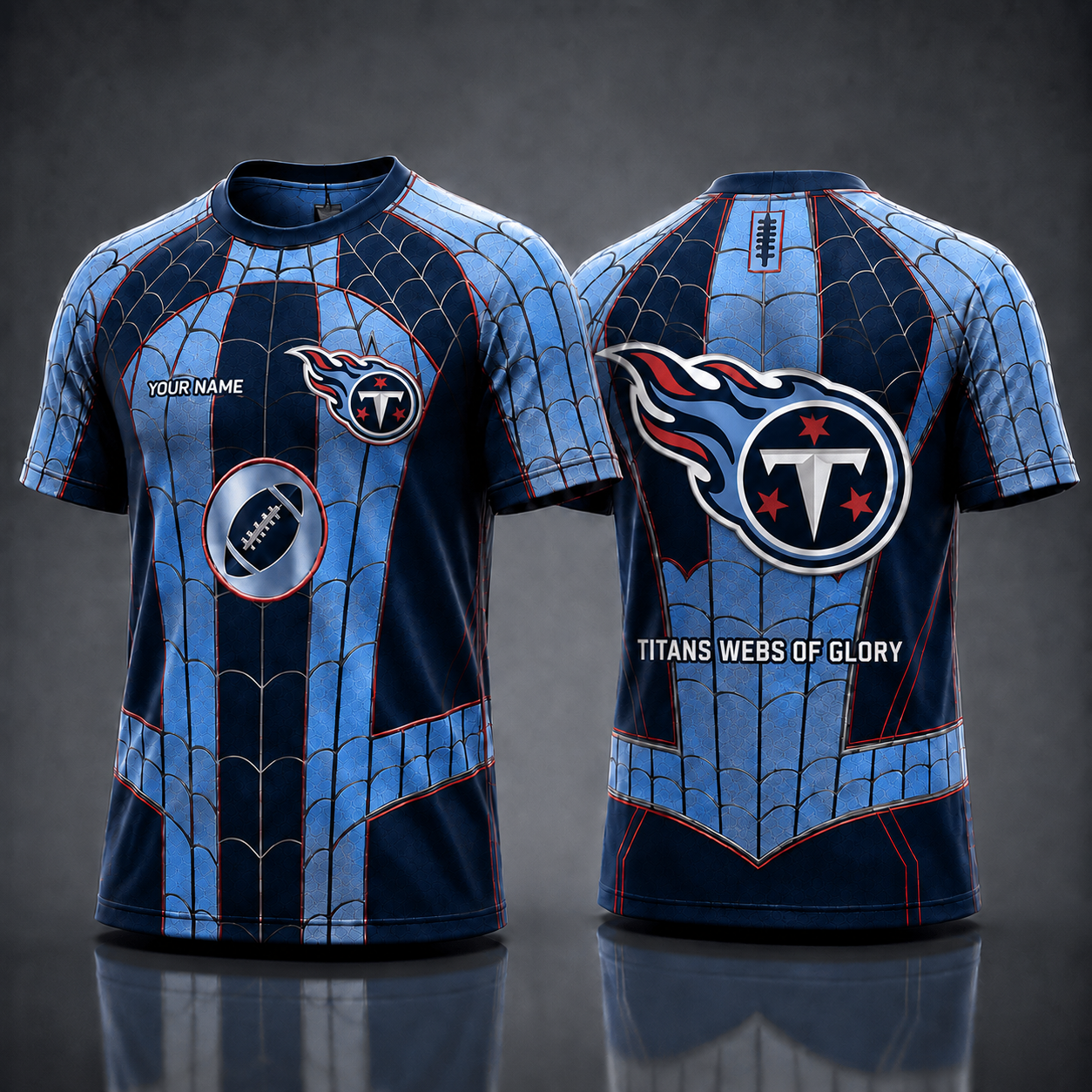 TT NFL x Spider Personalized T-Shirt – Premium Limited Edition Gift for Football Fans